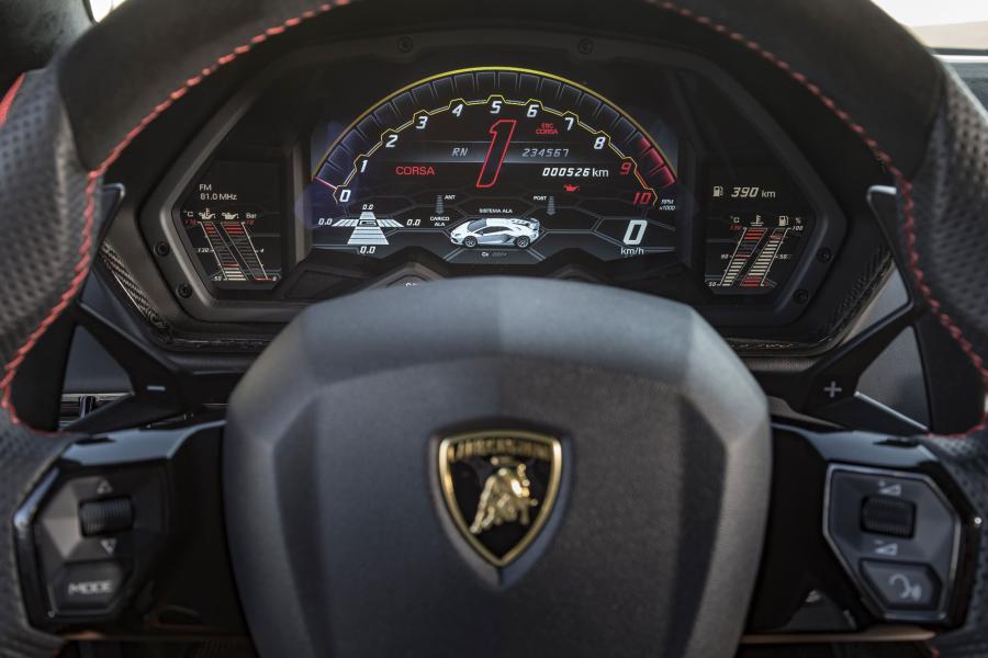 Панель приборов Lamborghini Aventador SVJ 2018 года  (WW) (фото 30 из 53)